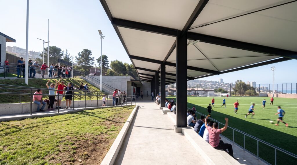 estadio Futbol Arquitectura graderia
